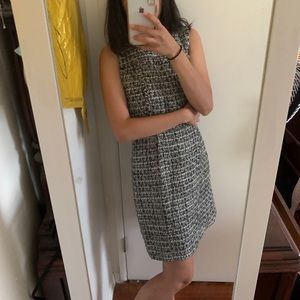 Jcrew sleeveless textures dress